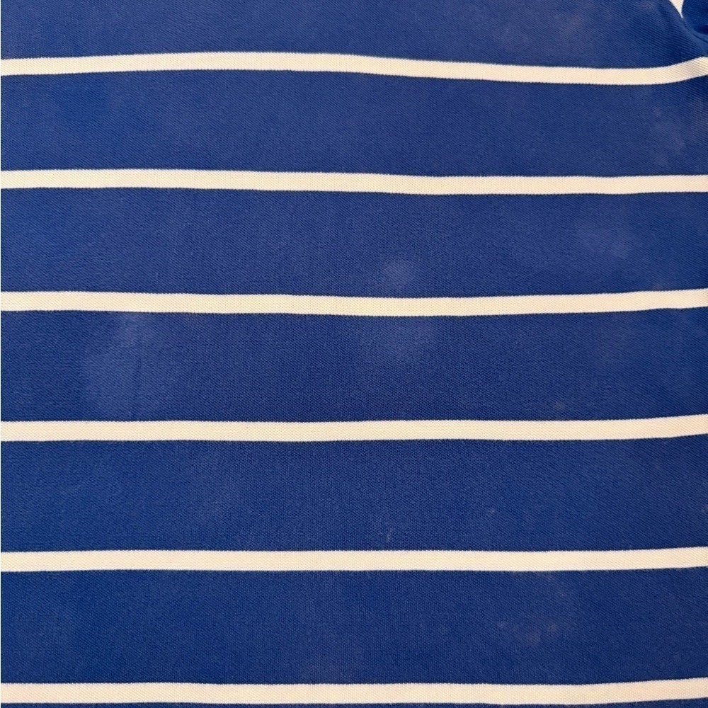Ralph Lauren Men's Navy and White Striped Polo Shirt - Picture 7 of 10